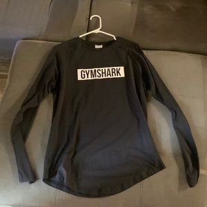 Mens long sleeve gymshark scallop shirt